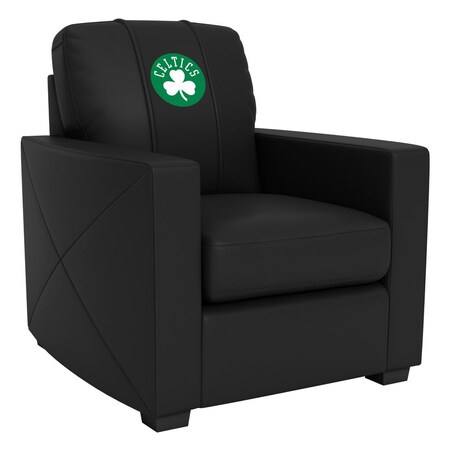 Dreamseat Silver Club Chair with Boston Celtics Secondary Logo XZ7759002CHCDBK-PSNBA30010